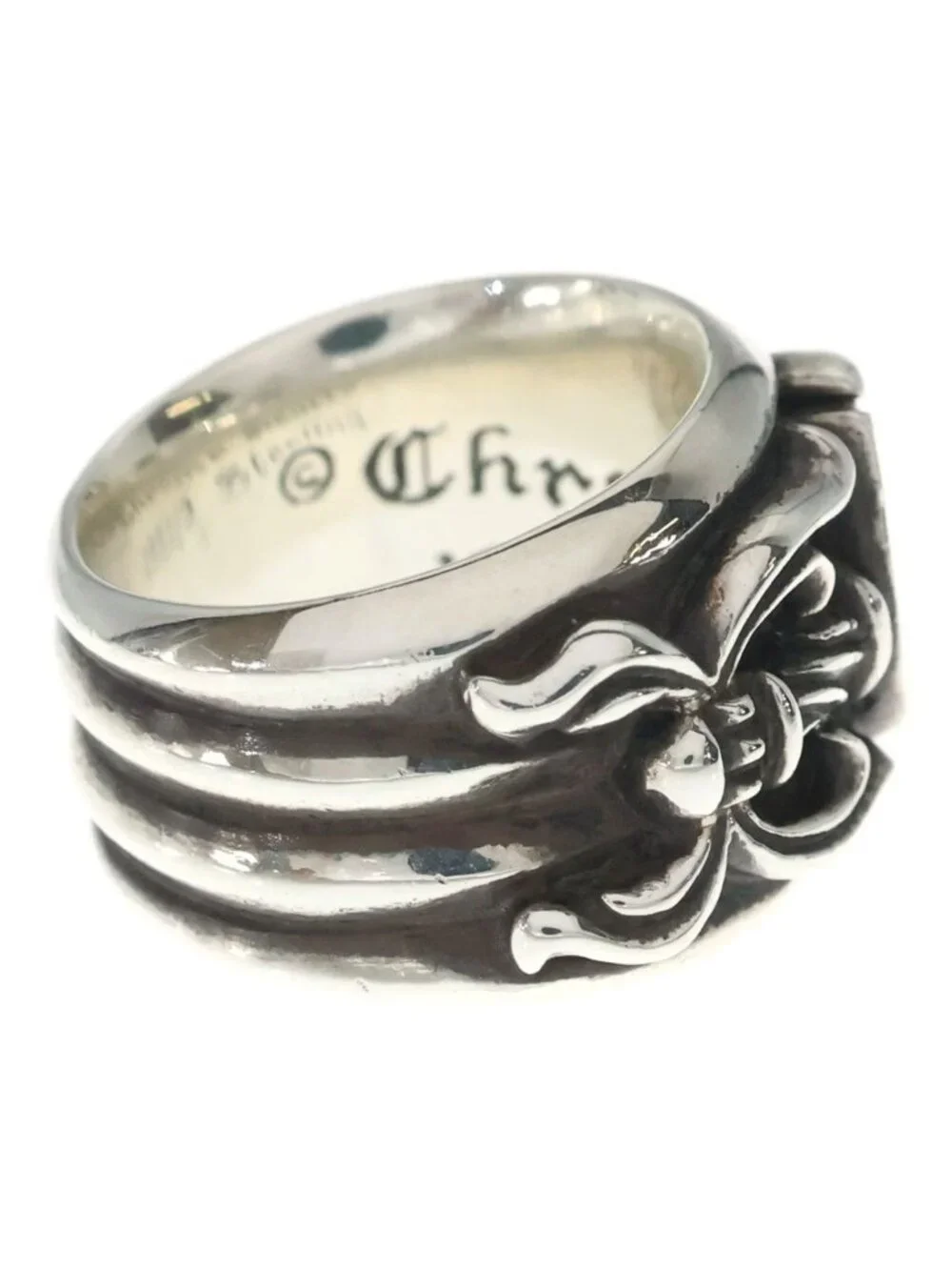 Chrome Hearts Dagger Ring Silver